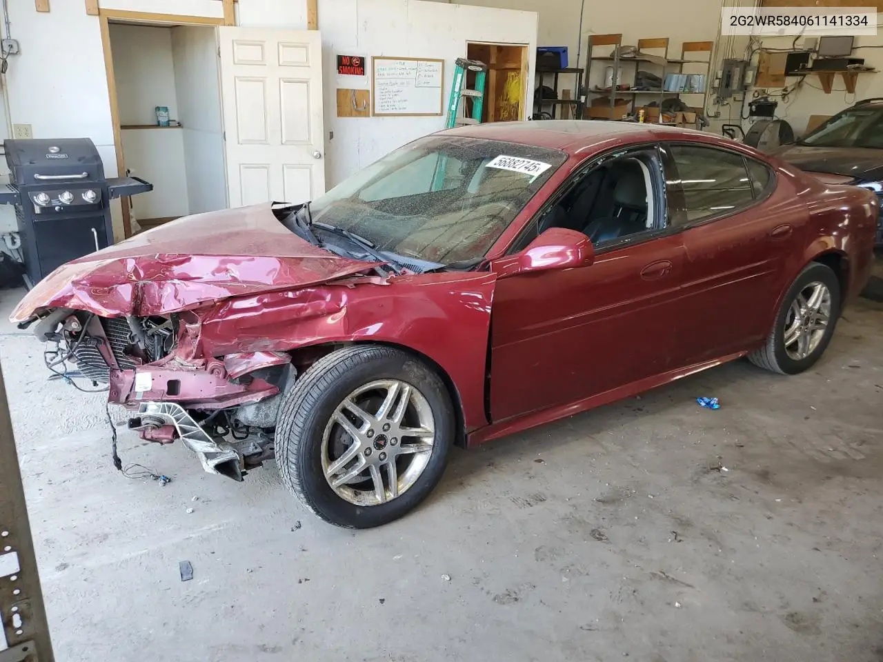 2006 Pontiac Grand Prix Gt VIN: 2G2WR584061141334 Lot: 56882745