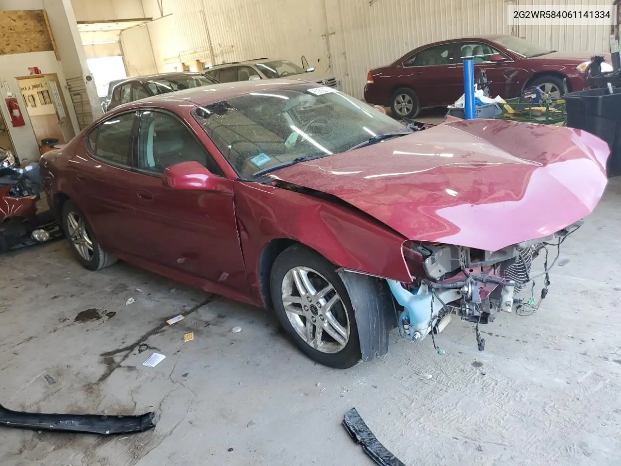 2006 Pontiac Grand Prix Gt VIN: 2G2WR584061141334 Lot: 56882745
