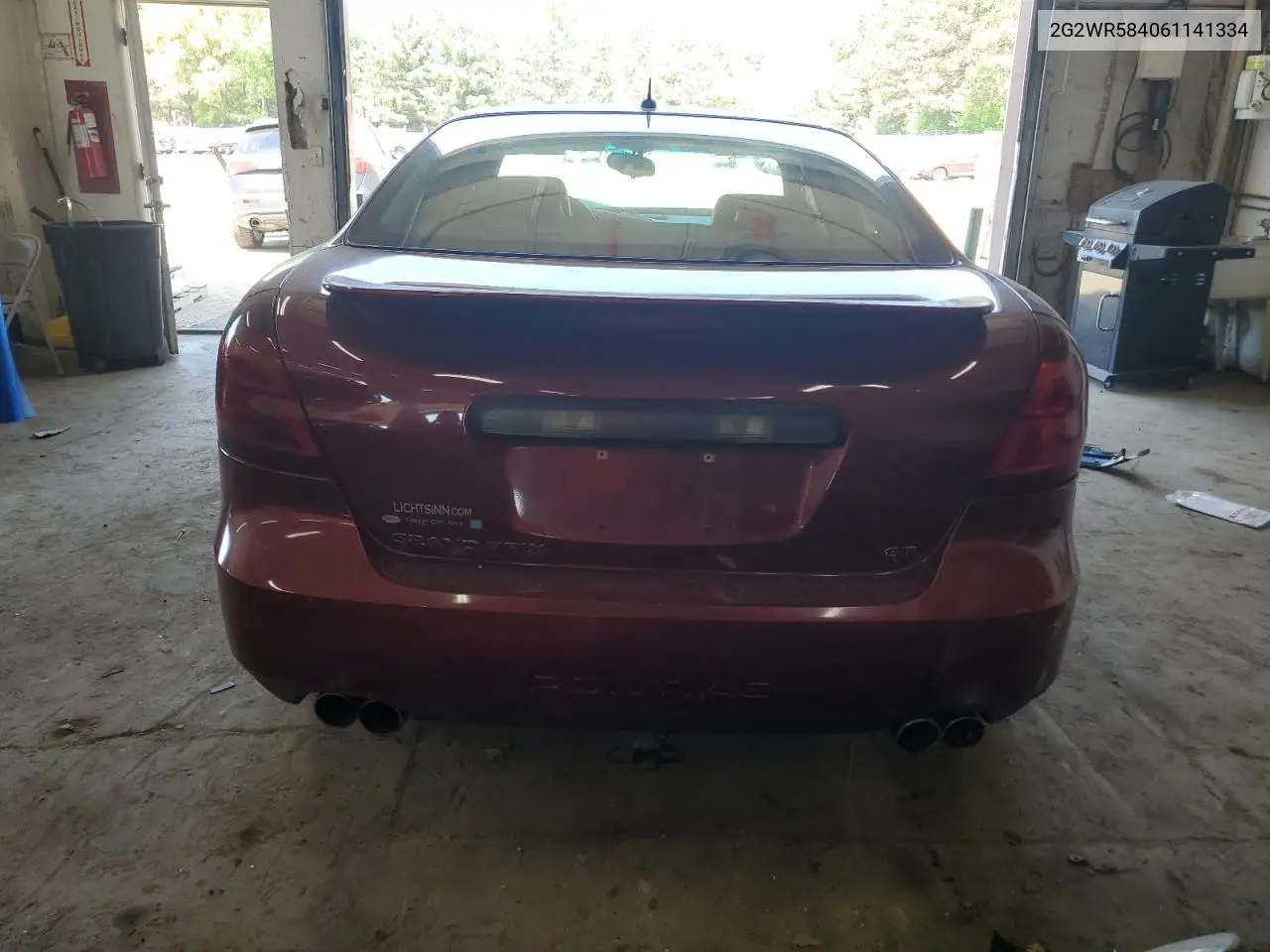 2006 Pontiac Grand Prix Gt VIN: 2G2WR584061141334 Lot: 56882745