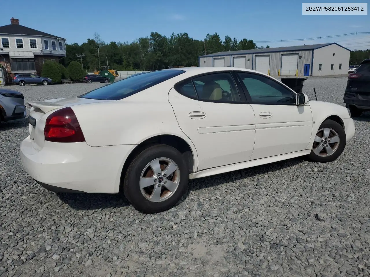2006 Pontiac Grand Prix VIN: 2G2WP582061253412 Lot: 59024015