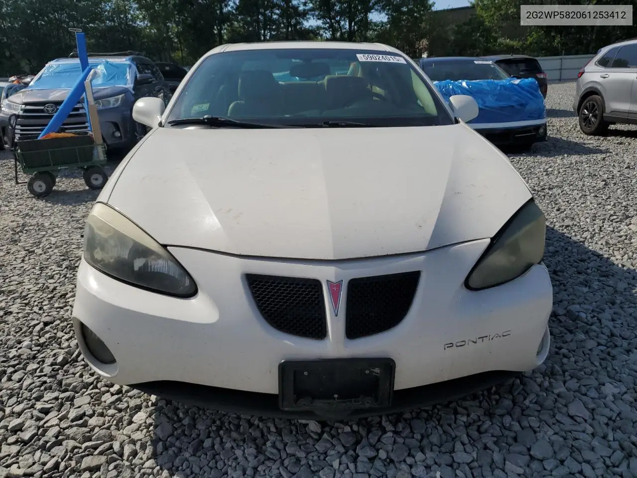 2006 Pontiac Grand Prix VIN: 2G2WP582061253412 Lot: 59024015