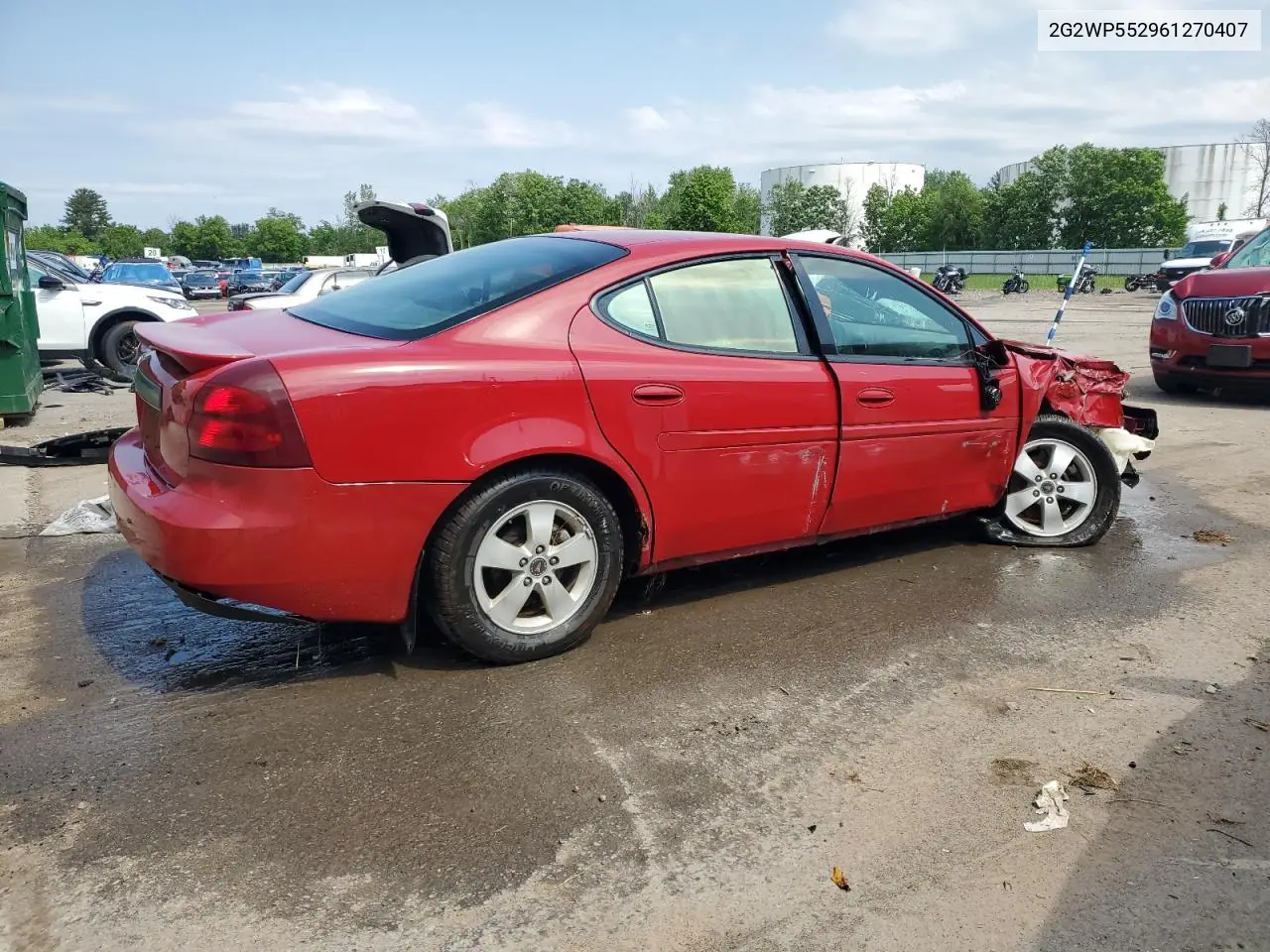 2006 Pontiac Grand Prix VIN: 2G2WP552961270407 Lot: 60100585