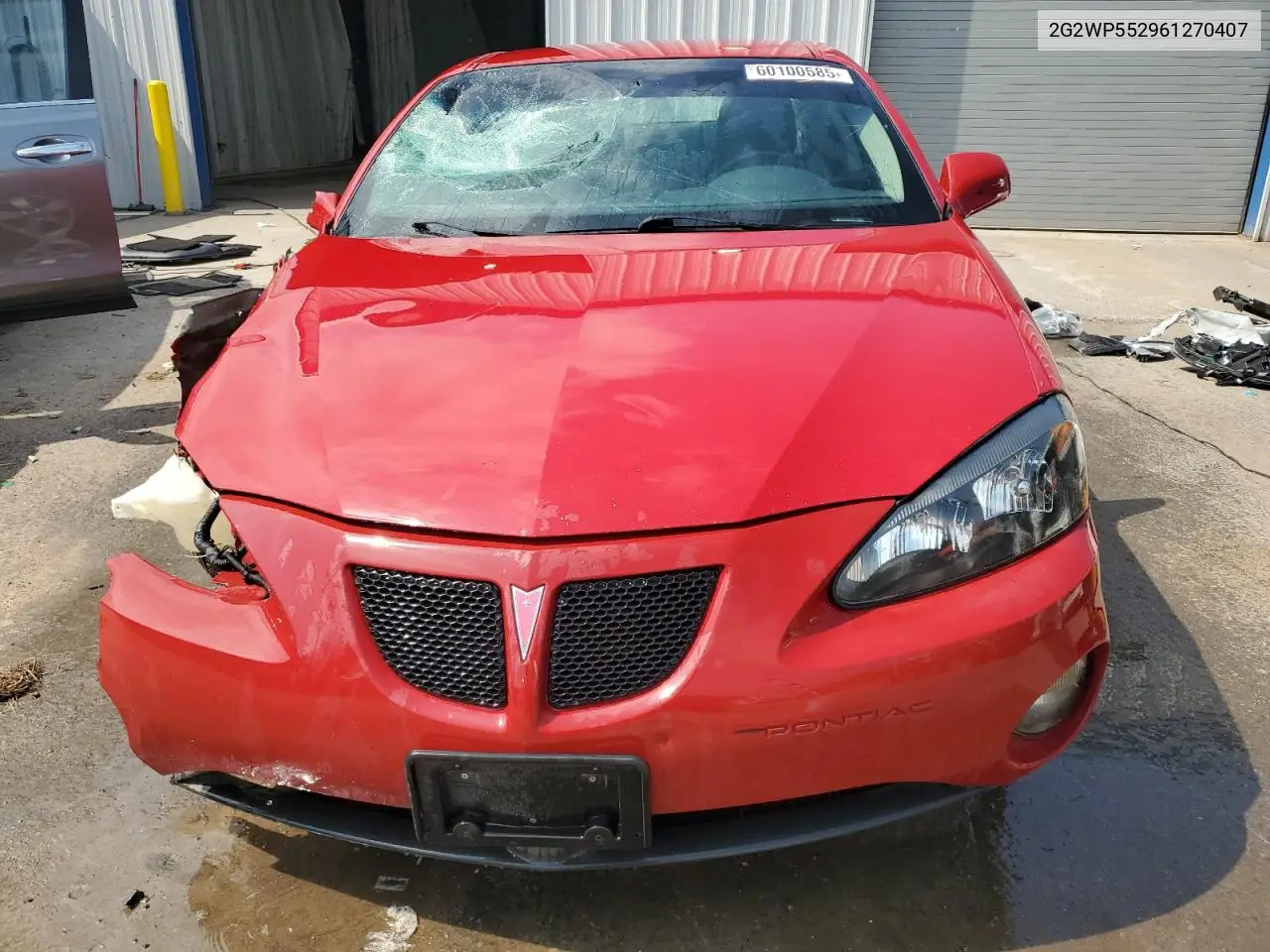 2006 Pontiac Grand Prix VIN: 2G2WP552961270407 Lot: 60100585