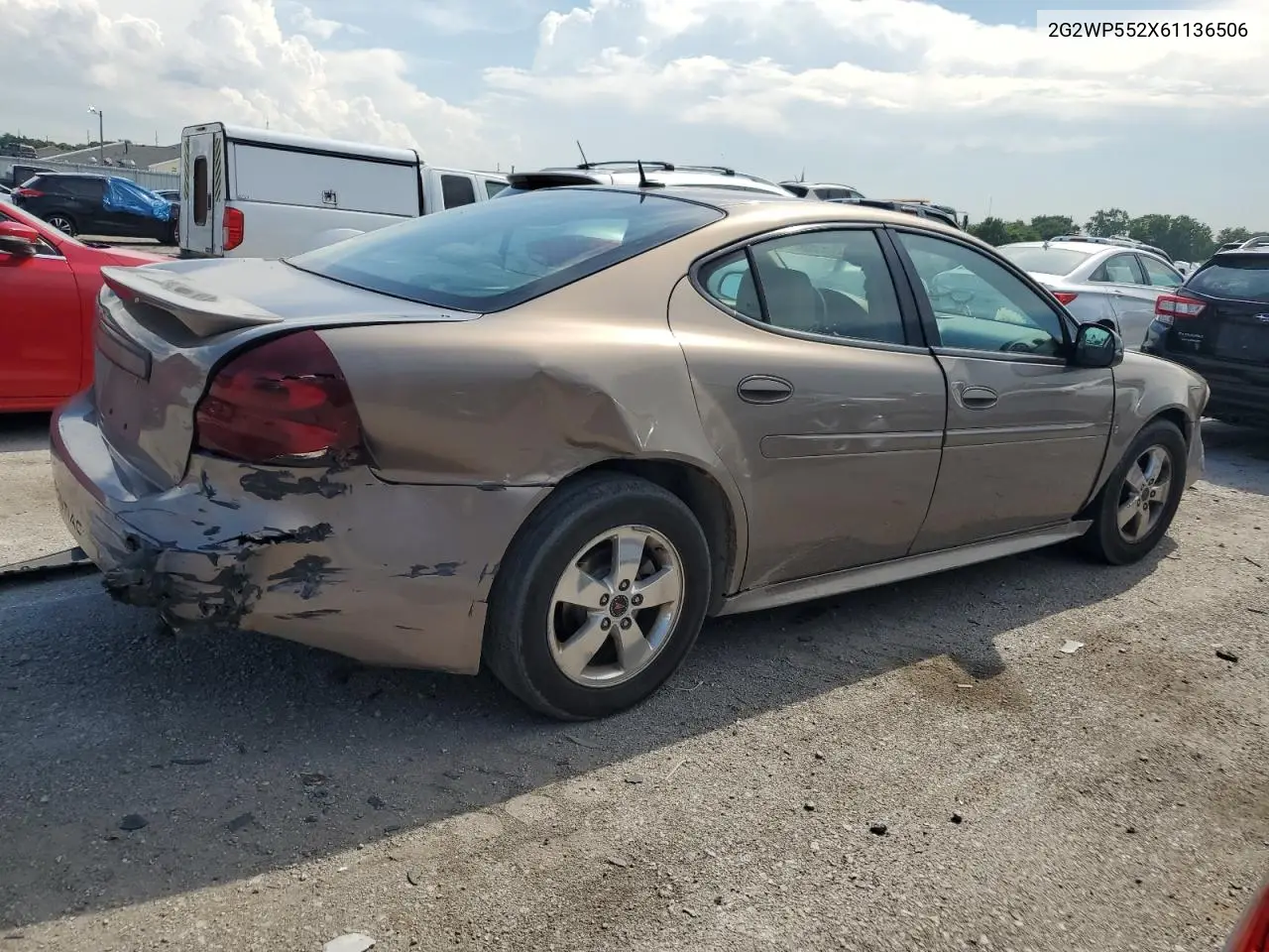 2006 Pontiac Grand Prix VIN: 2G2WP552X61136506 Lot: 62012275