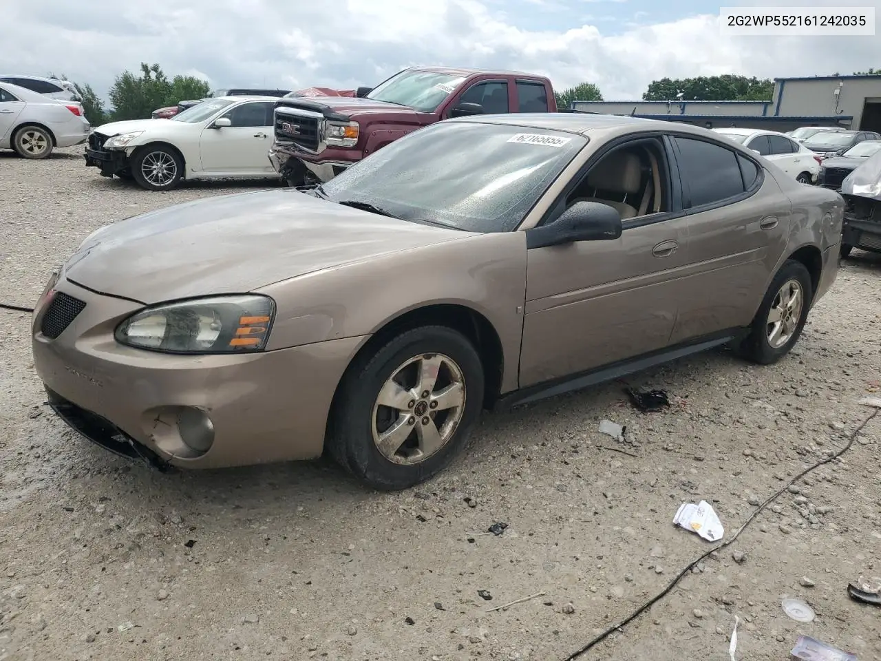 2006 Pontiac Grand Prix VIN: 2G2WP552161242035 Lot: 62165855