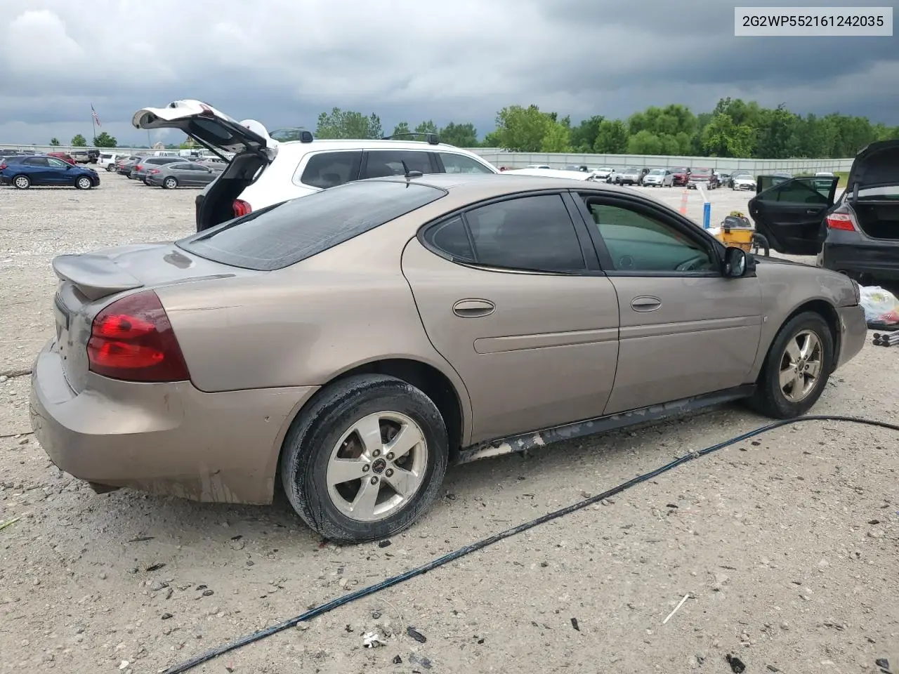 2006 Pontiac Grand Prix VIN: 2G2WP552161242035 Lot: 62165855