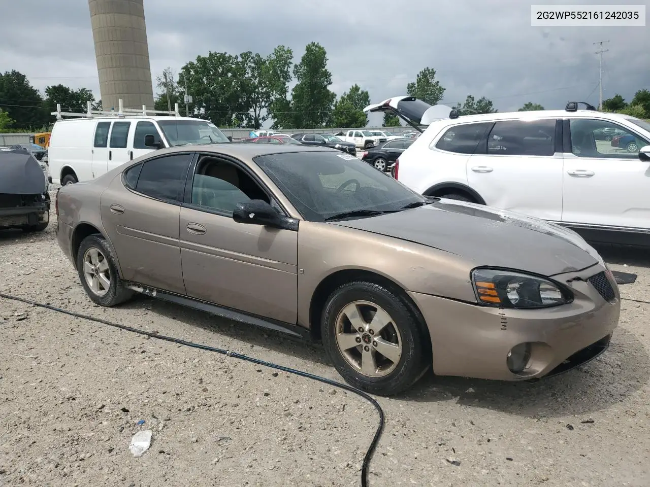 2006 Pontiac Grand Prix VIN: 2G2WP552161242035 Lot: 62165855