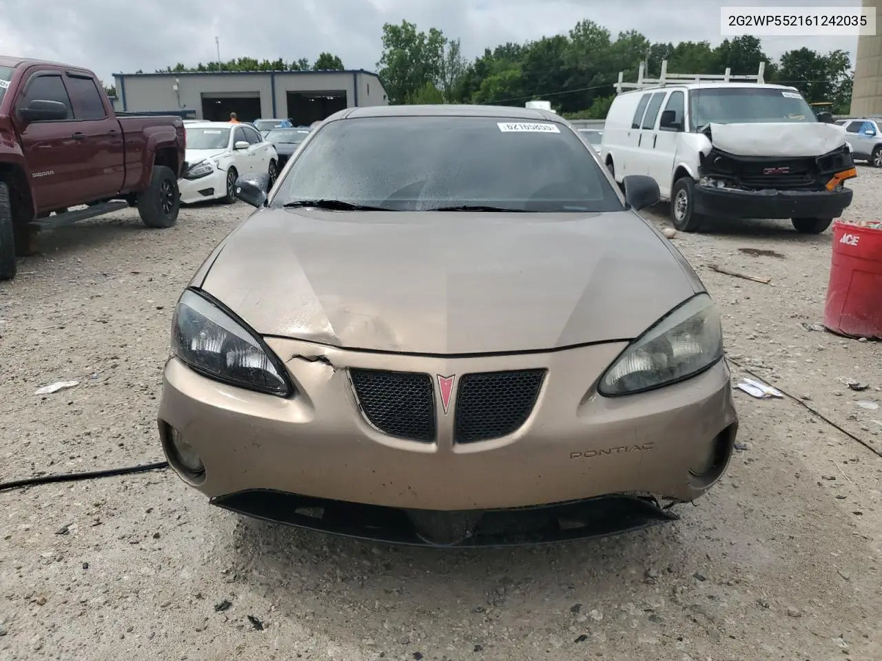 2006 Pontiac Grand Prix VIN: 2G2WP552161242035 Lot: 62165855