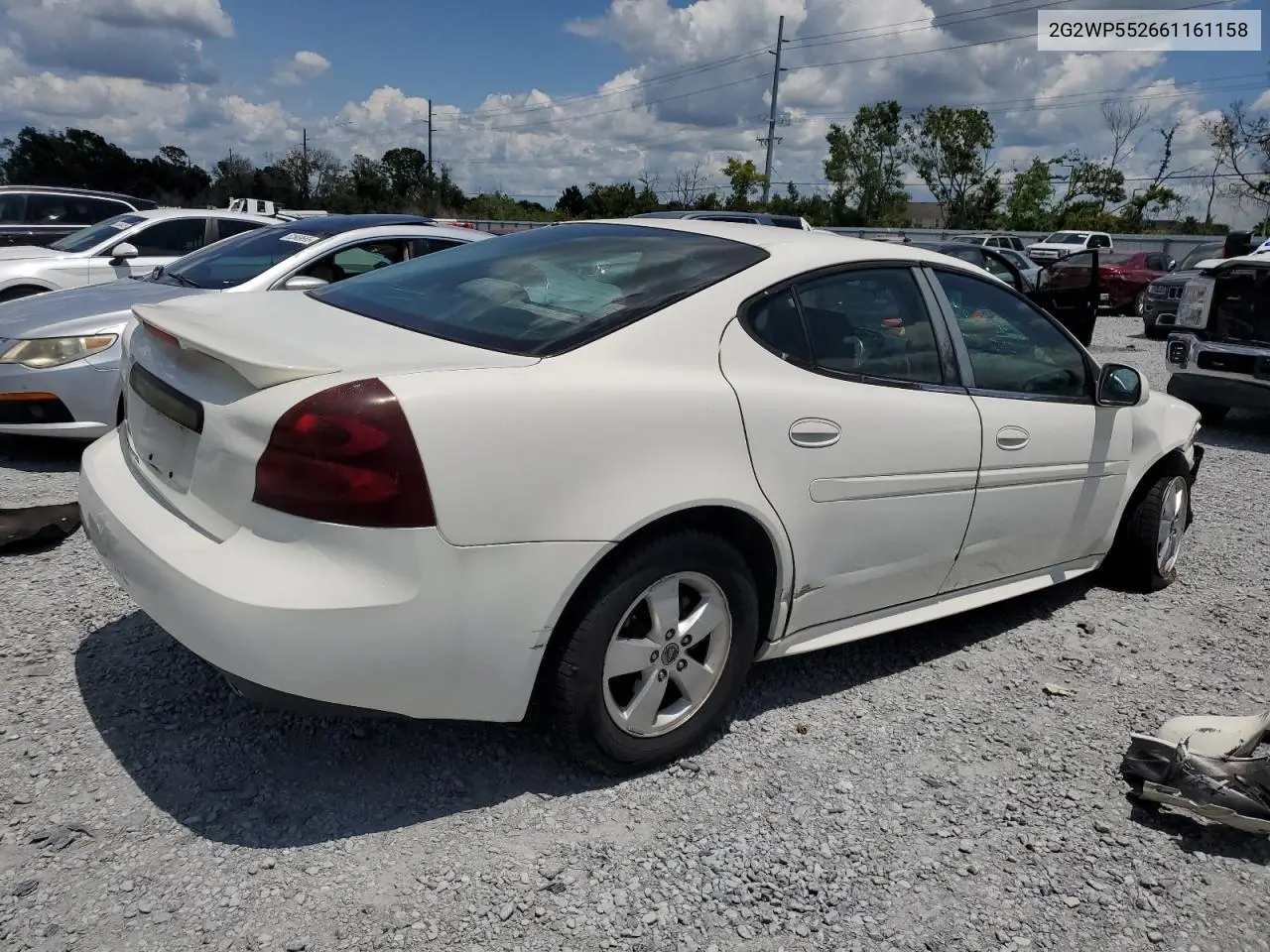 2006 Pontiac Grand Prix VIN: 2G2WP552661161158 Lot: 62341315