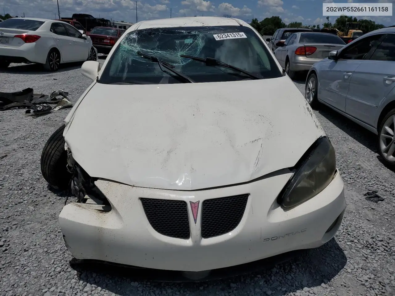 2006 Pontiac Grand Prix VIN: 2G2WP552661161158 Lot: 62341315