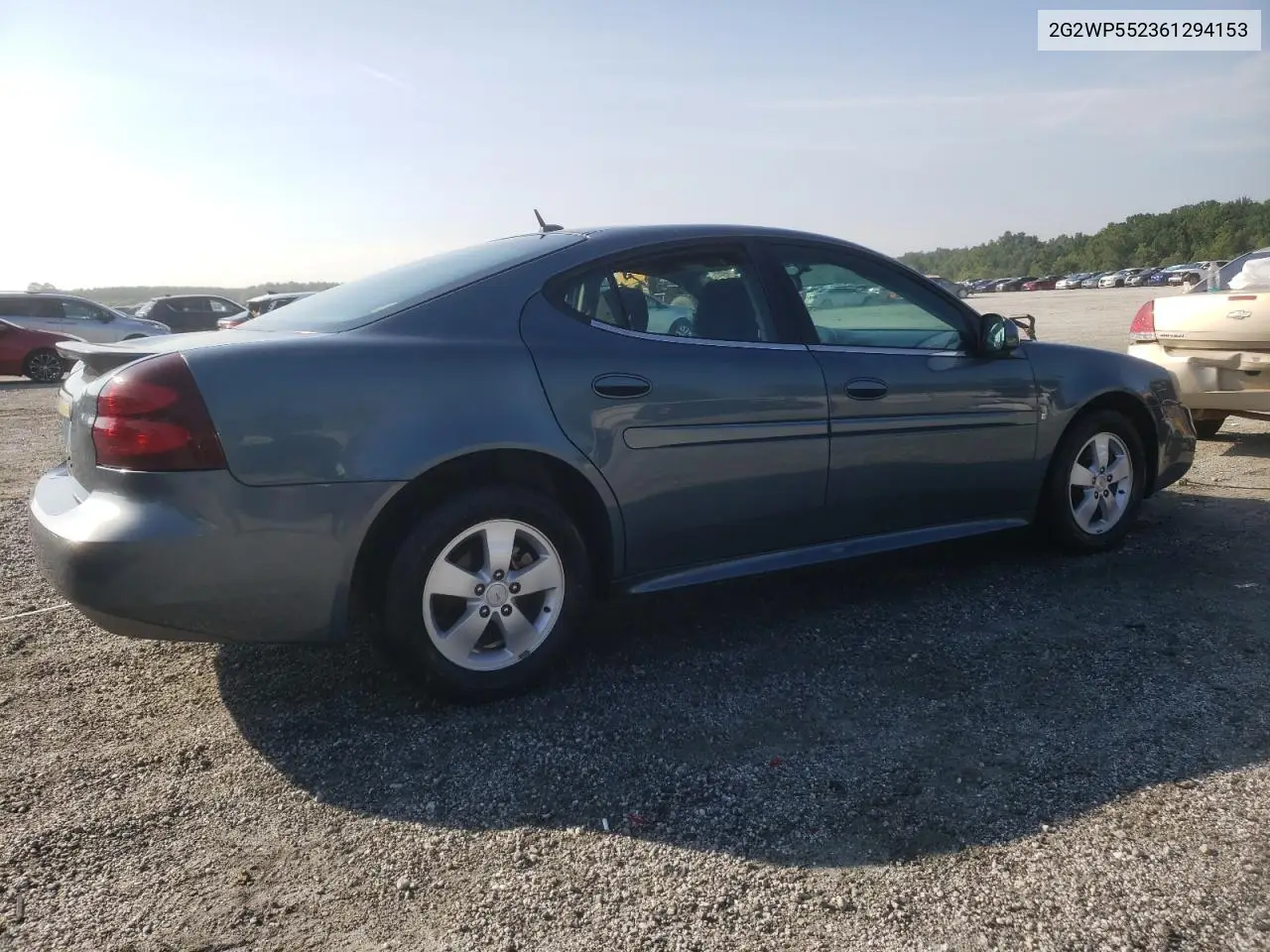 2006 Pontiac Grand Prix VIN: 2G2WP552361294153 Lot: 62405365