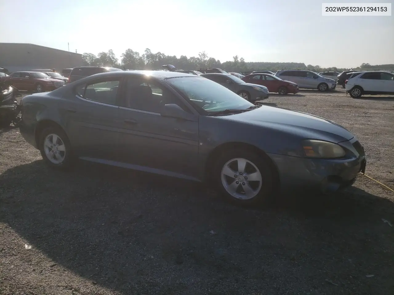 2006 Pontiac Grand Prix VIN: 2G2WP552361294153 Lot: 62405365