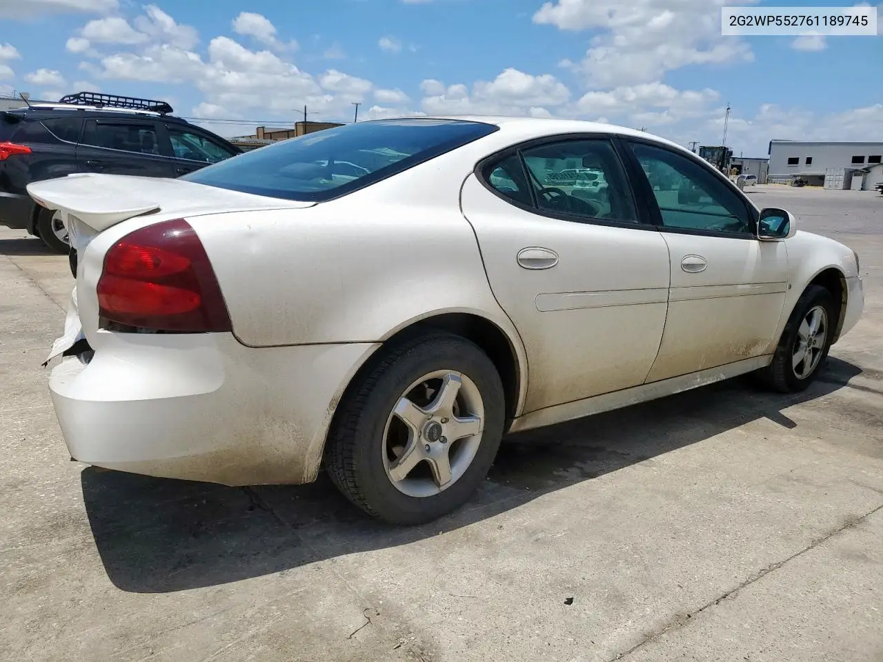 2006 Pontiac Grand Prix VIN: 2G2WP552761189745 Lot: 62416265