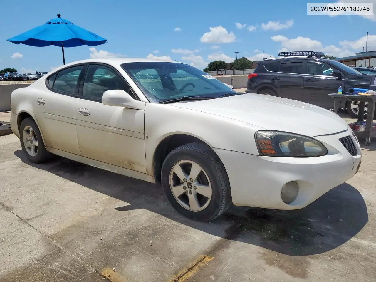 2006 Pontiac Grand Prix VIN: 2G2WP552761189745 Lot: 62416265