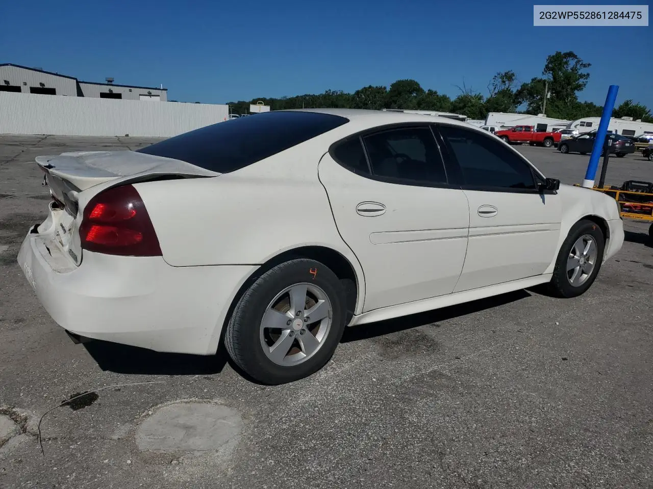 2006 Pontiac Grand Prix VIN: 2G2WP552861284475 Lot: 62540045