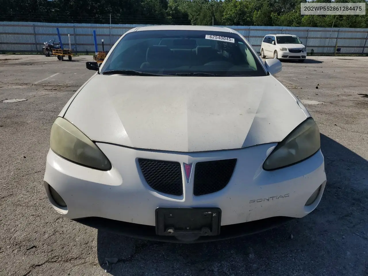 2006 Pontiac Grand Prix VIN: 2G2WP552861284475 Lot: 62540045