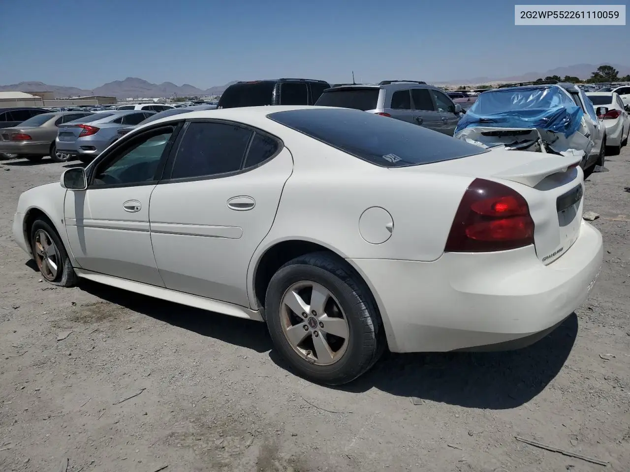 2006 Pontiac Grand Prix VIN: 2G2WP552261110059 Lot: 62818355