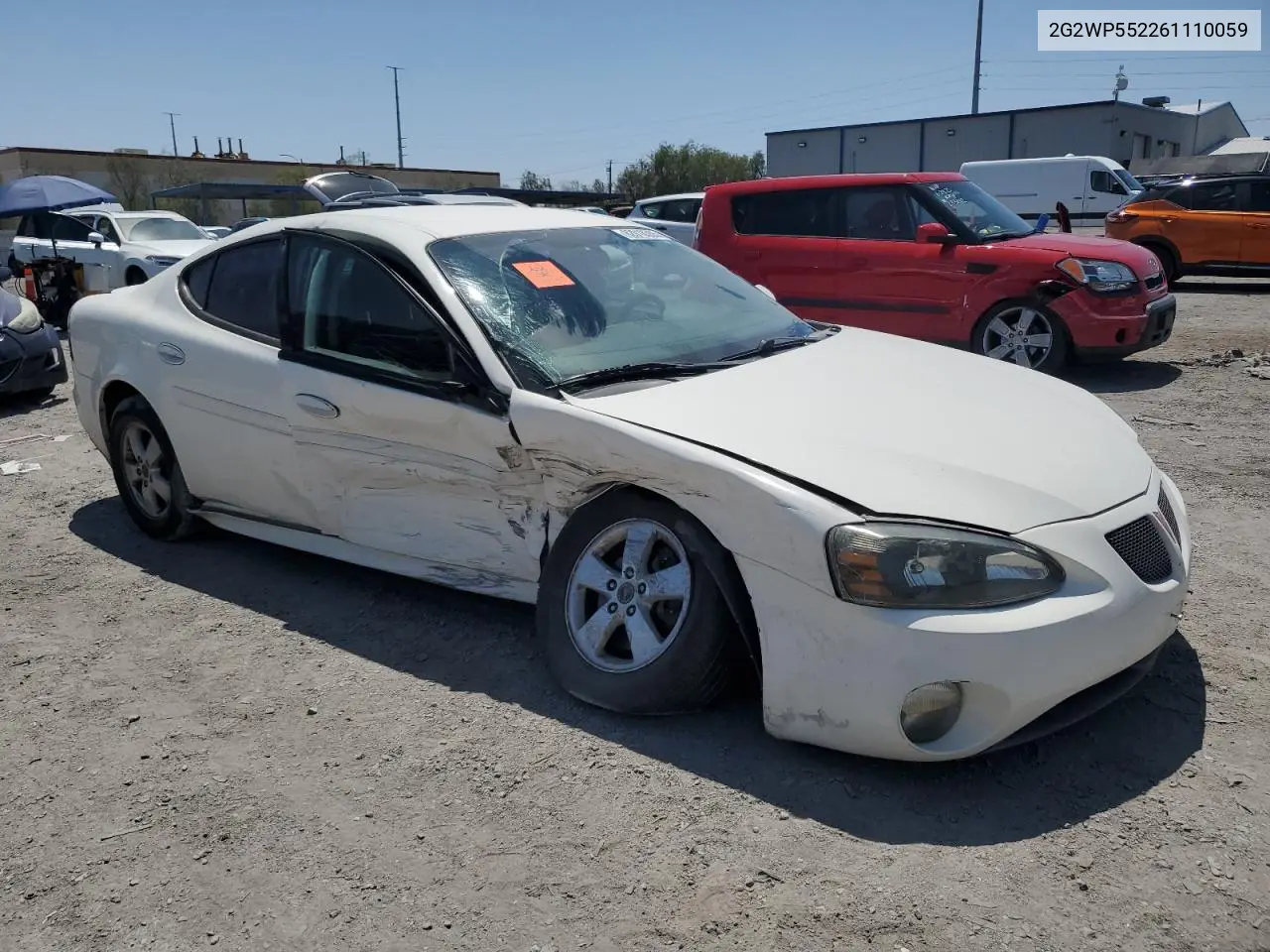 2006 Pontiac Grand Prix VIN: 2G2WP552261110059 Lot: 62818355