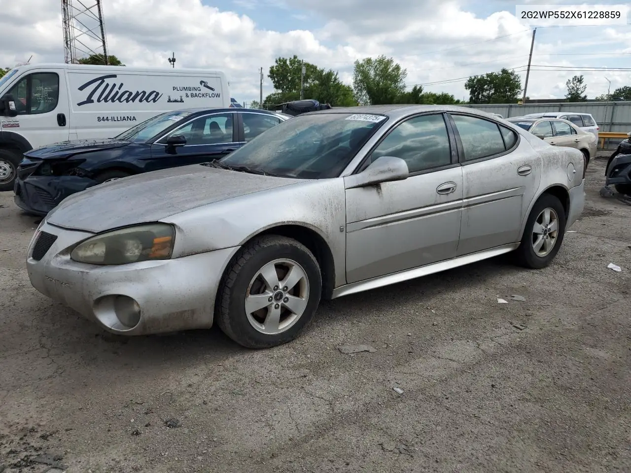 2006 Pontiac Grand Prix VIN: 2G2WP552X61228859 Lot: 62874375