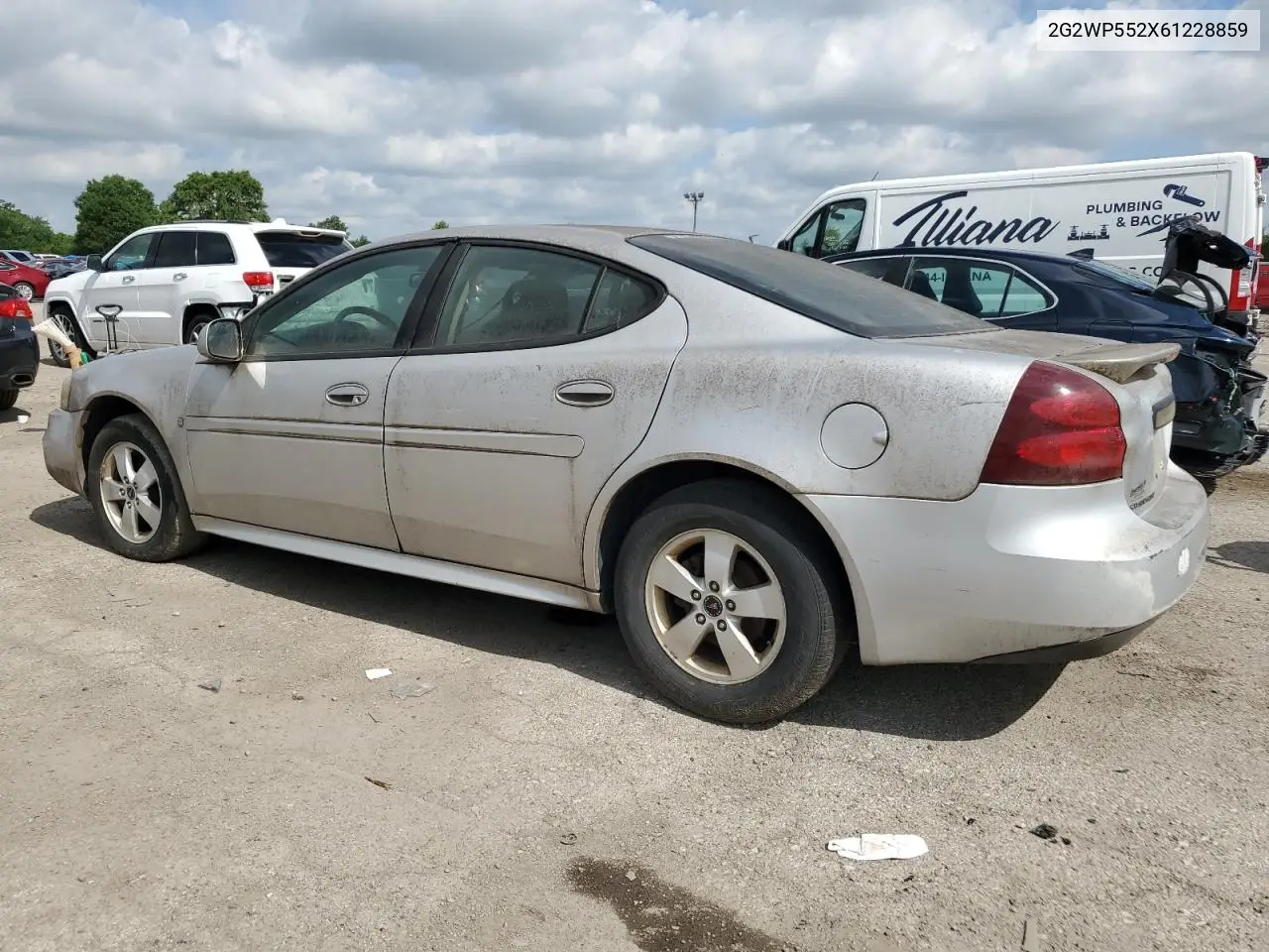 2006 Pontiac Grand Prix VIN: 2G2WP552X61228859 Lot: 62874375
