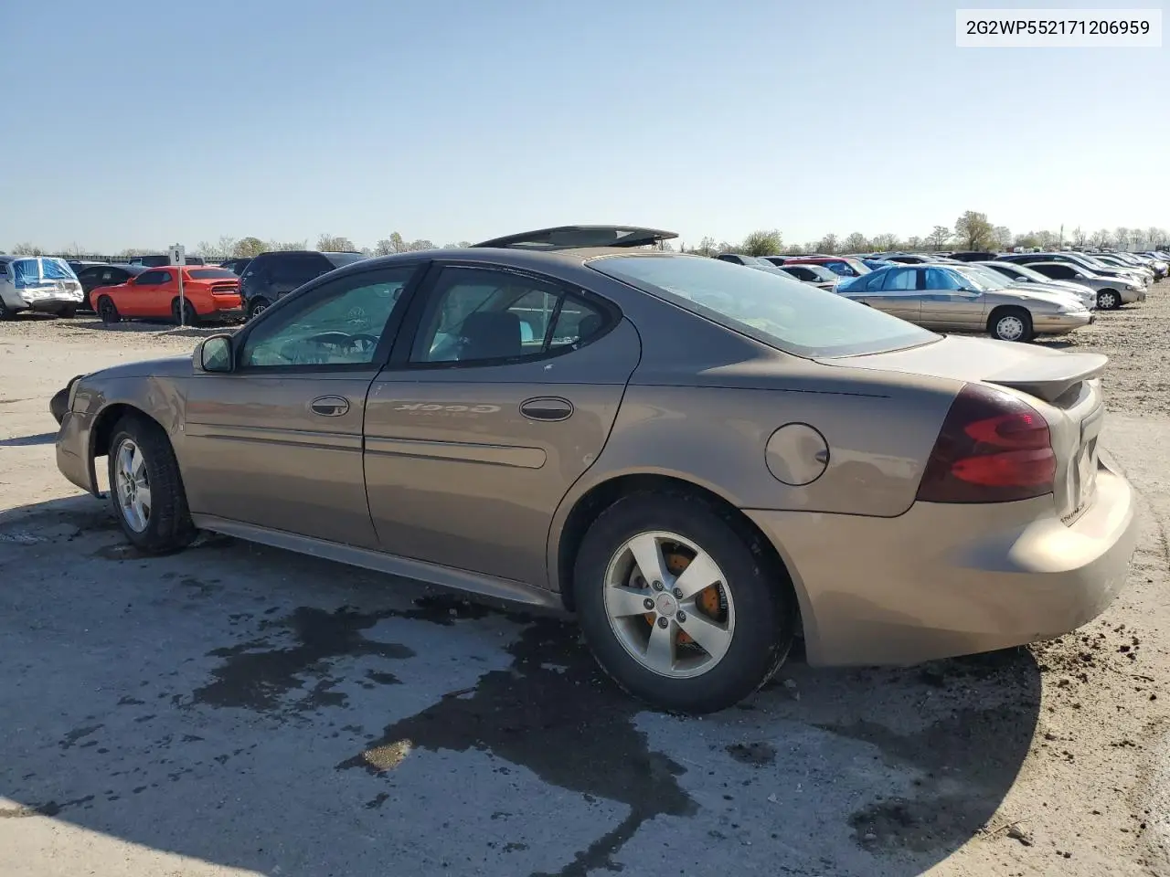2007 Pontiac Grand Prix VIN: 2G2WP552171206959 Lot: 52395965