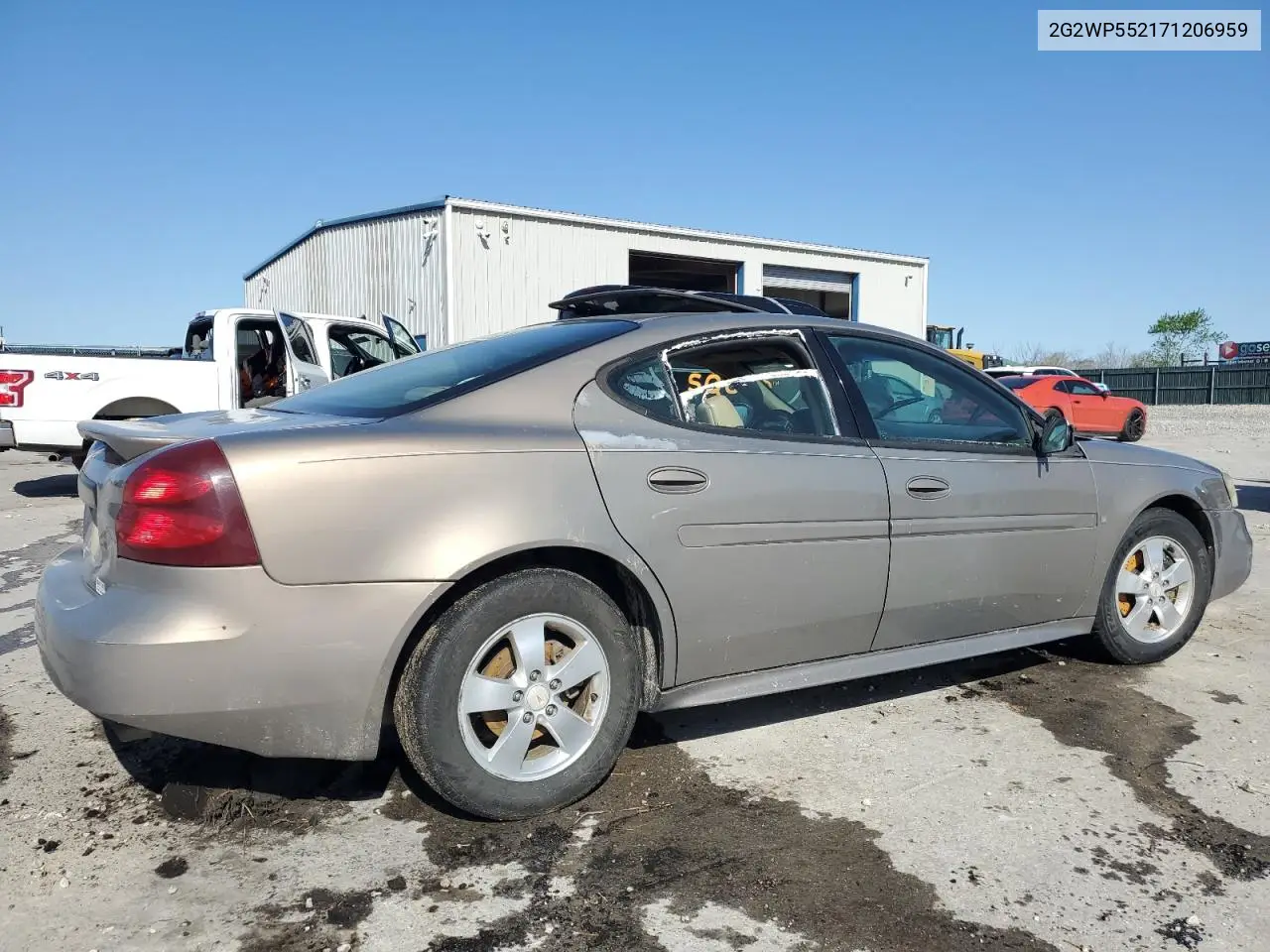 2007 Pontiac Grand Prix VIN: 2G2WP552171206959 Lot: 52395965