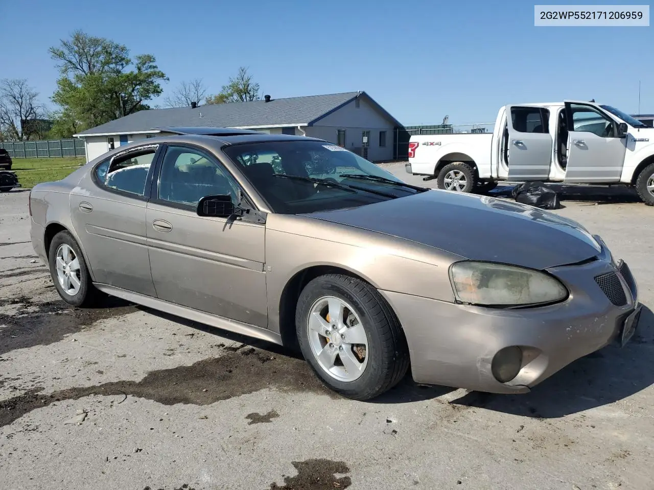 2007 Pontiac Grand Prix VIN: 2G2WP552171206959 Lot: 52395965