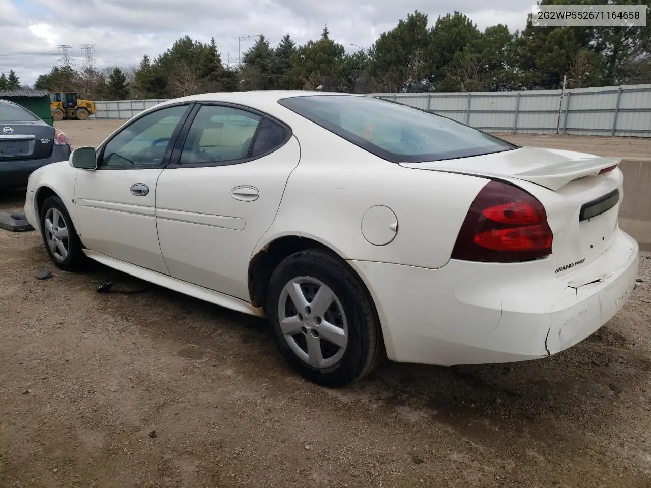 2007 Pontiac Grand Prix VIN: 2G2WP552671164658 Lot: 52743385