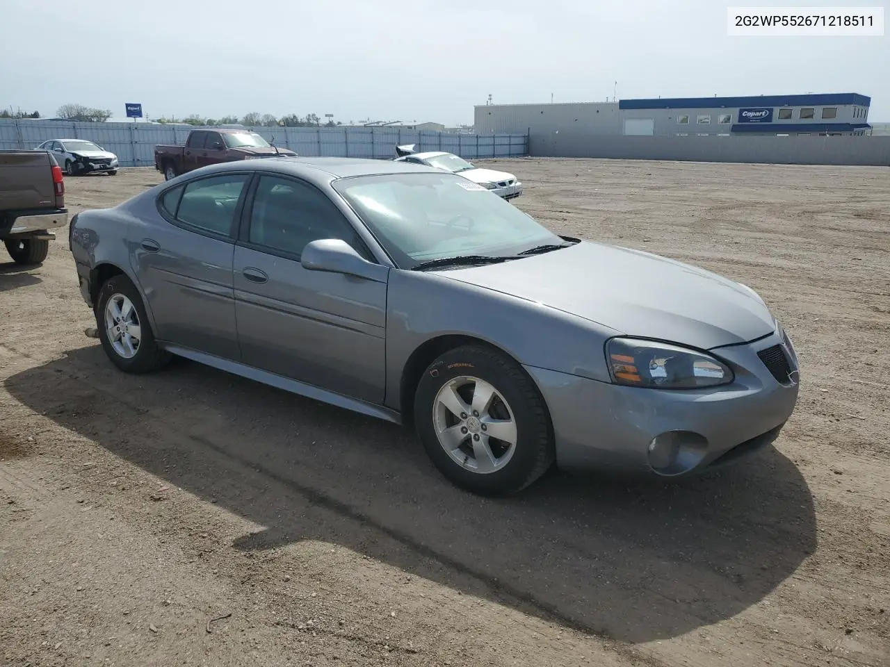 2007 Pontiac Grand Prix VIN: 2G2WP552671218511 Lot: 55602845