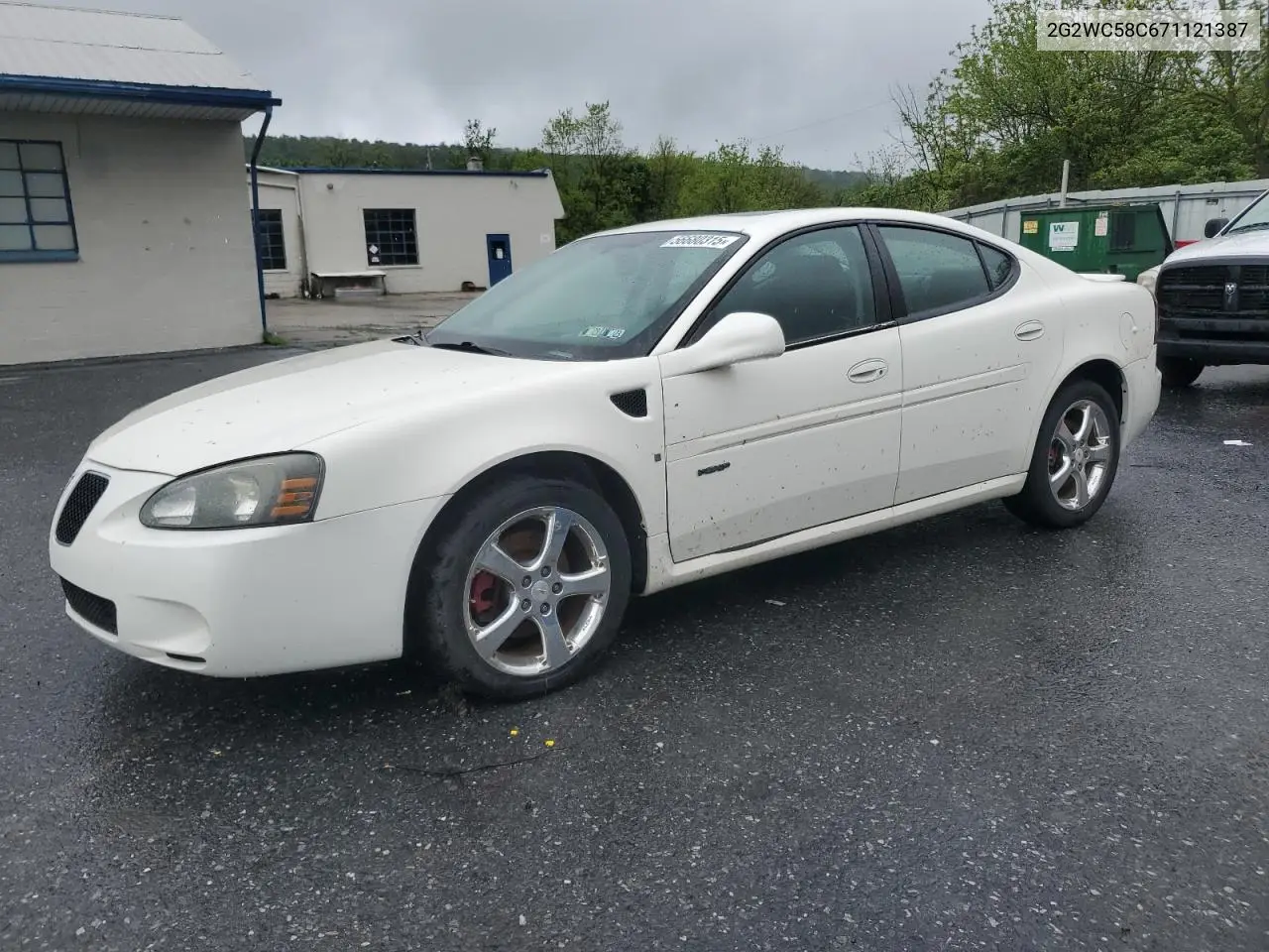2007 Pontiac Grand Prix Gxp VIN: 2G2WC58C671121387 Lot: 56680315