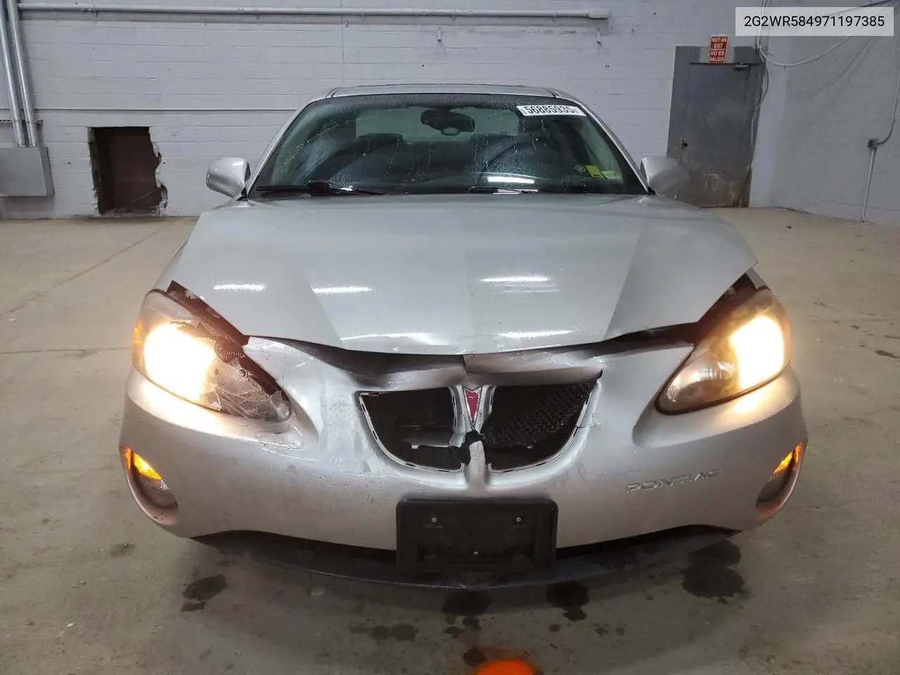 2007 Pontiac Grand Prix Gt VIN: 2G2WR584971197385 Lot: 56885935