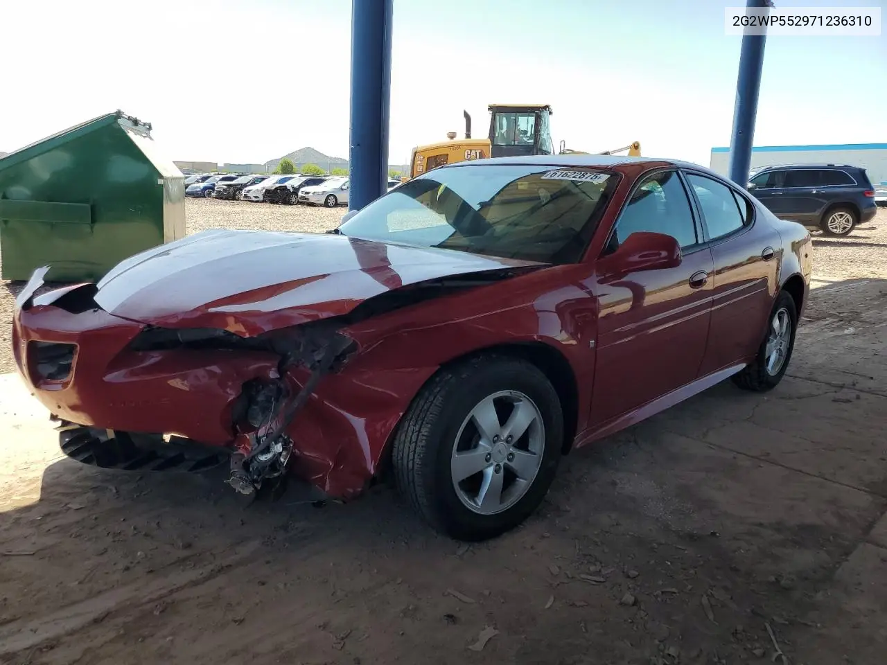 2007 Pontiac Grand Prix VIN: 2G2WP552971236310 Lot: 61622875