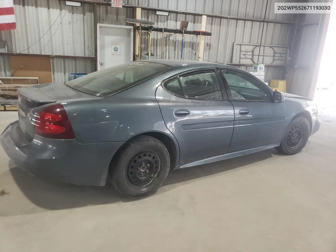 2007 Pontiac Grand Prix VIN: 2G2WP552671193030 Lot: 61913195