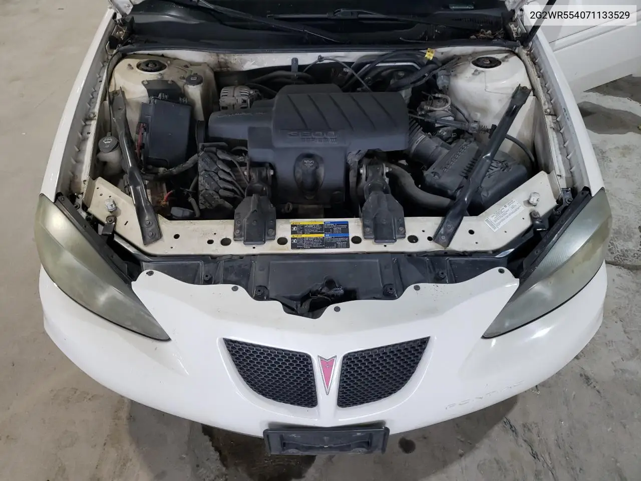 2007 Pontiac Grand Prix Gt VIN: 2G2WR554071133529 Lot: 61960005