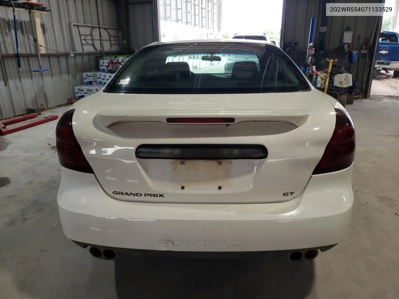 2007 Pontiac Grand Prix Gt VIN: 2G2WR554071133529 Lot: 61960005