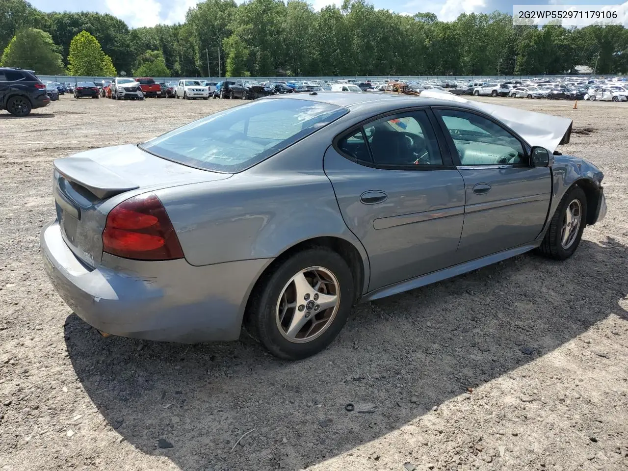 2007 Pontiac Grand Prix VIN: 2G2WP552971179106 Lot: 62943555