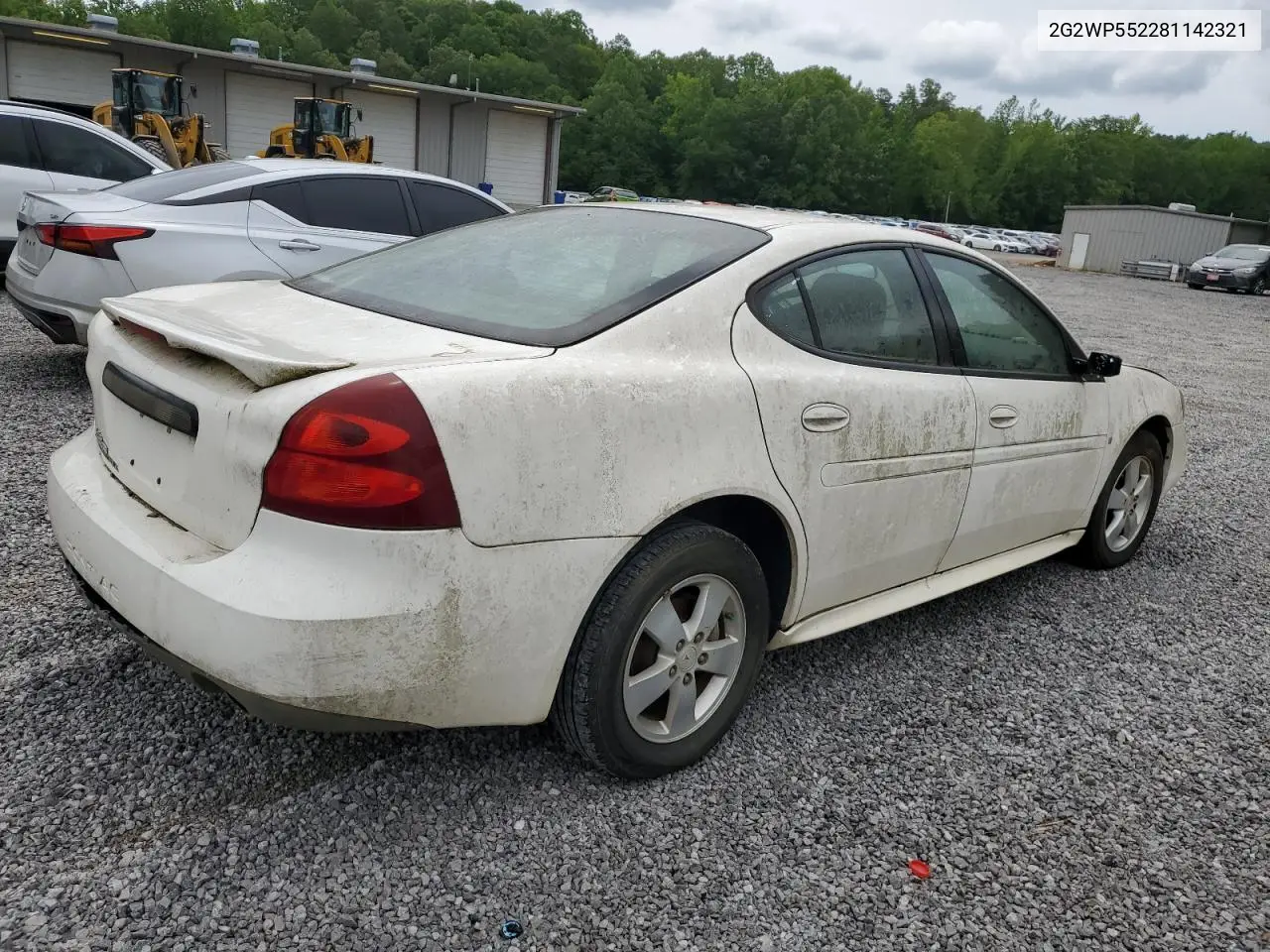 2008 Pontiac Grand Prix VIN: 2G2WP552281142321 Lot: 55754235