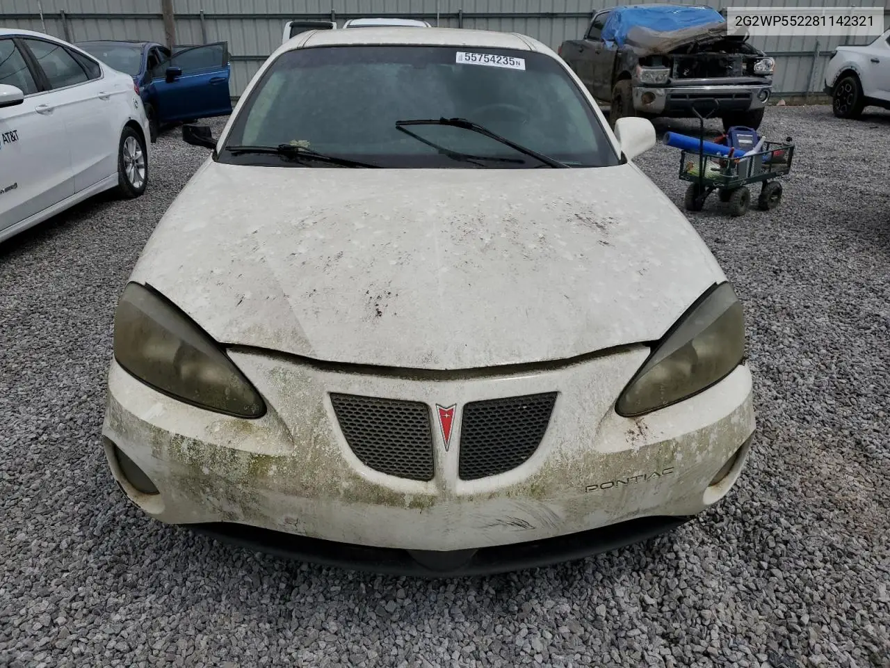 2008 Pontiac Grand Prix VIN: 2G2WP552281142321 Lot: 55754235