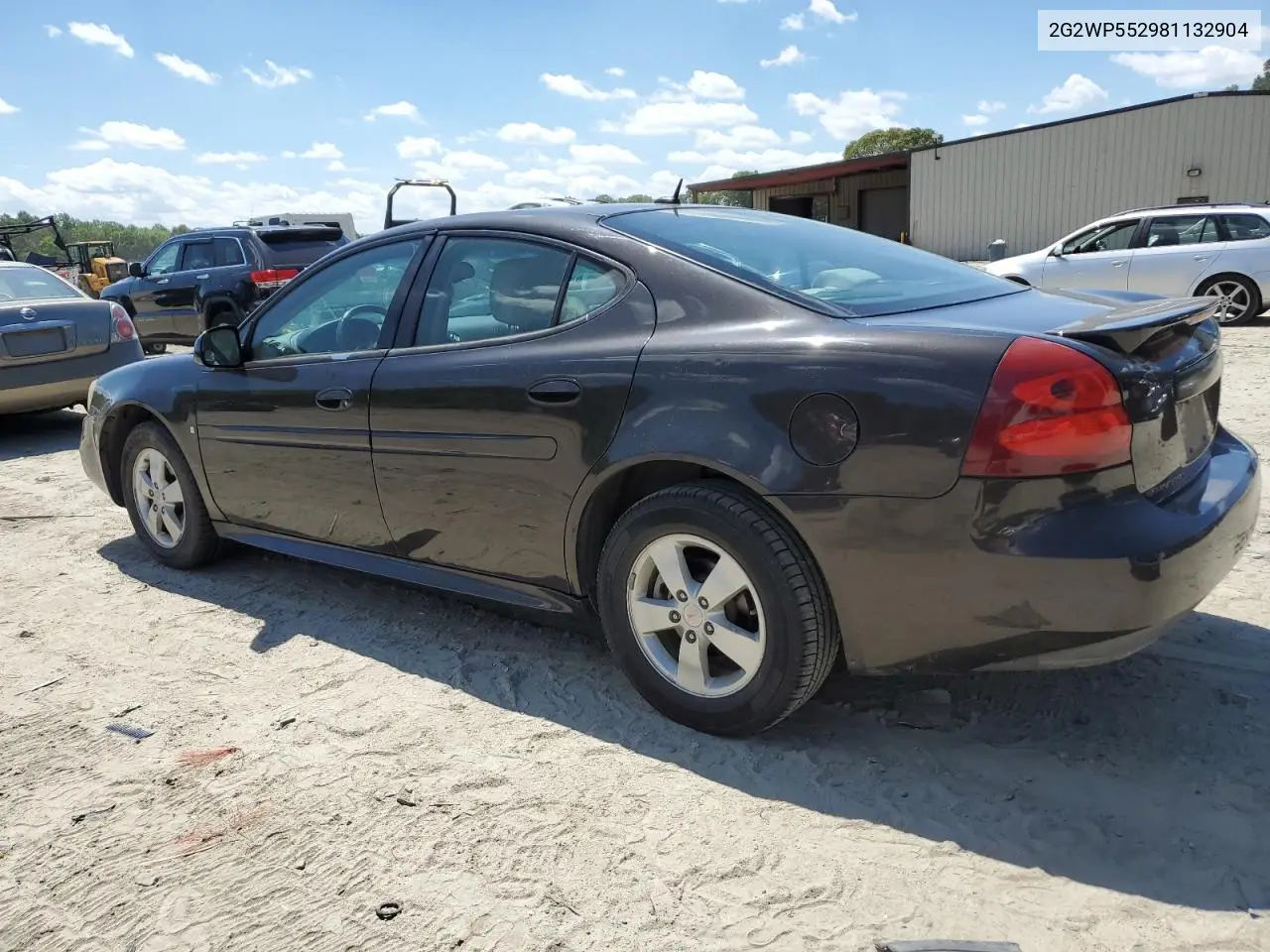 2008 Pontiac Grand Prix VIN: 2G2WP552981132904 Lot: 55984365