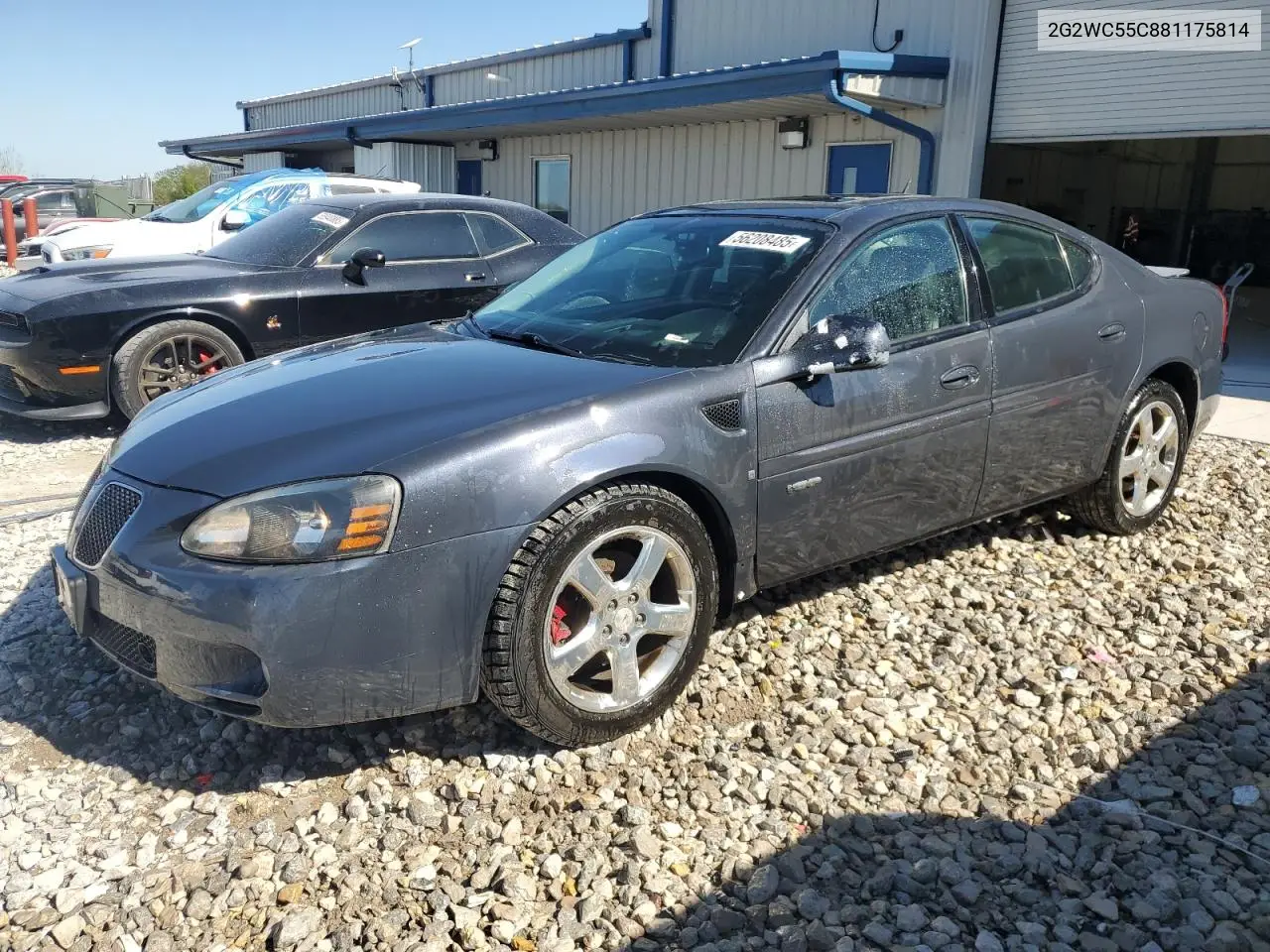 2008 Pontiac Grand Prix Gxp VIN: 2G2WC55C881175814 Lot: 56208485