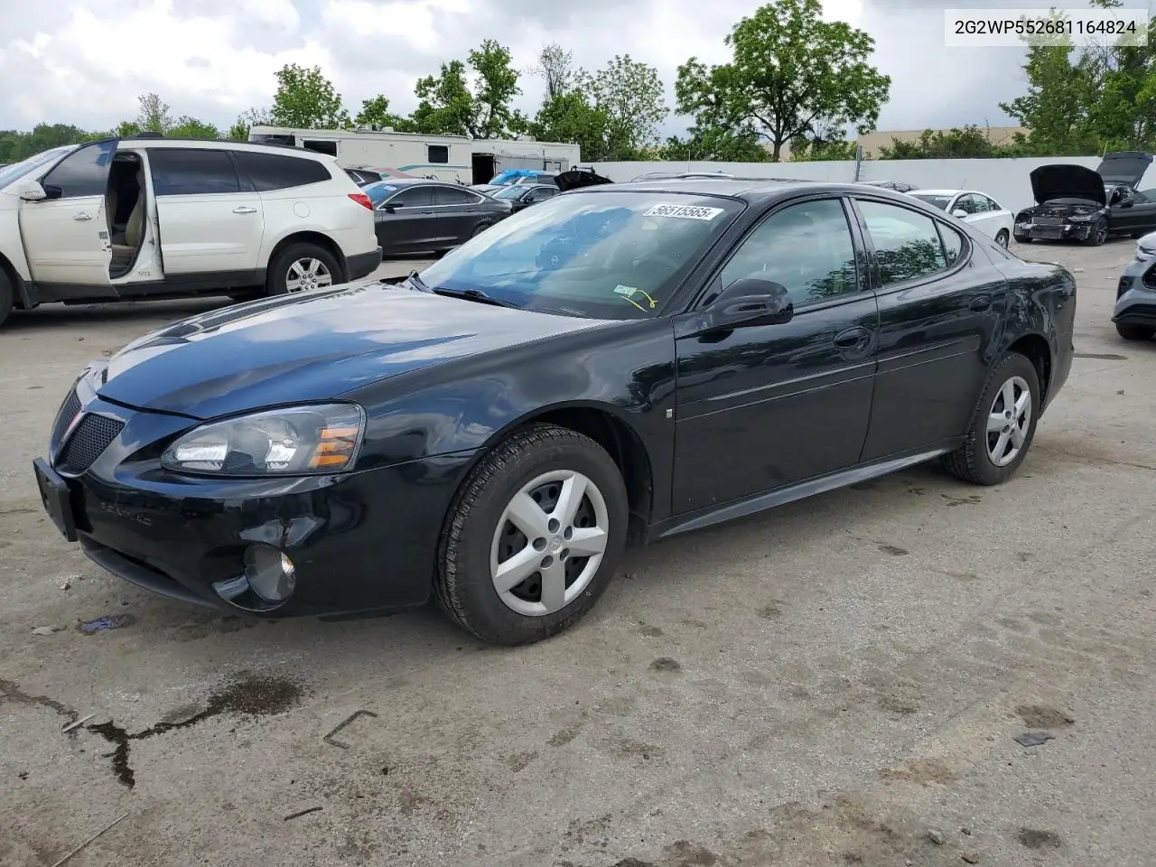 2008 Pontiac Grand Prix VIN: 2G2WP552681164824 Lot: 56515565