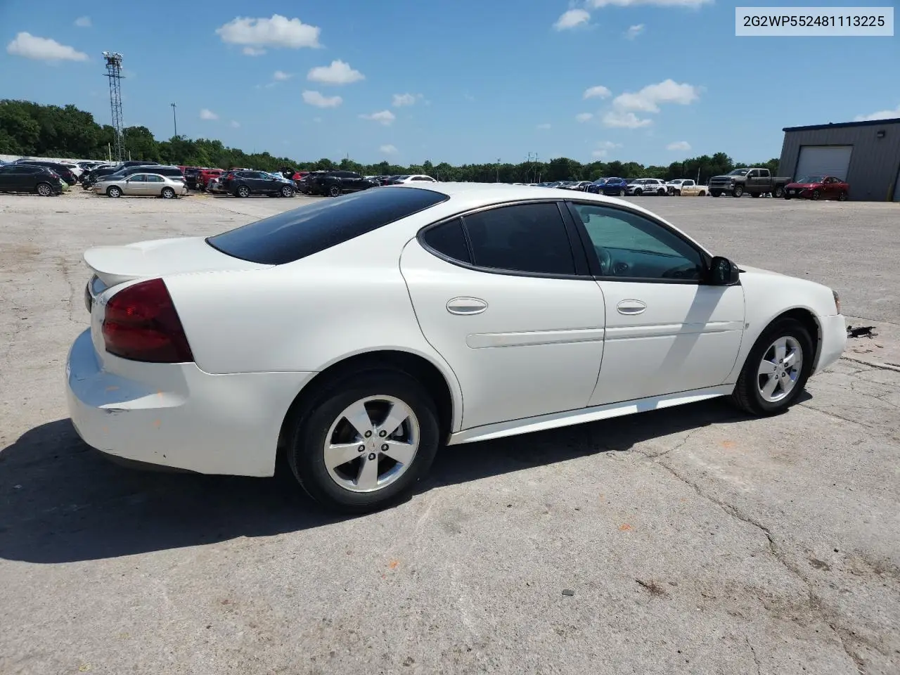 2008 Pontiac Grand Prix VIN: 2G2WP552481113225 Lot: 62019925