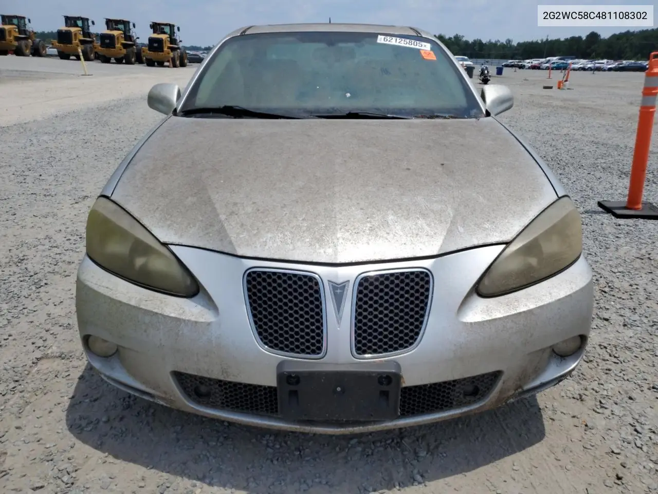 2008 Pontiac Grand Prix Gxp VIN: 2G2WC58C481108302 Lot: 62125805