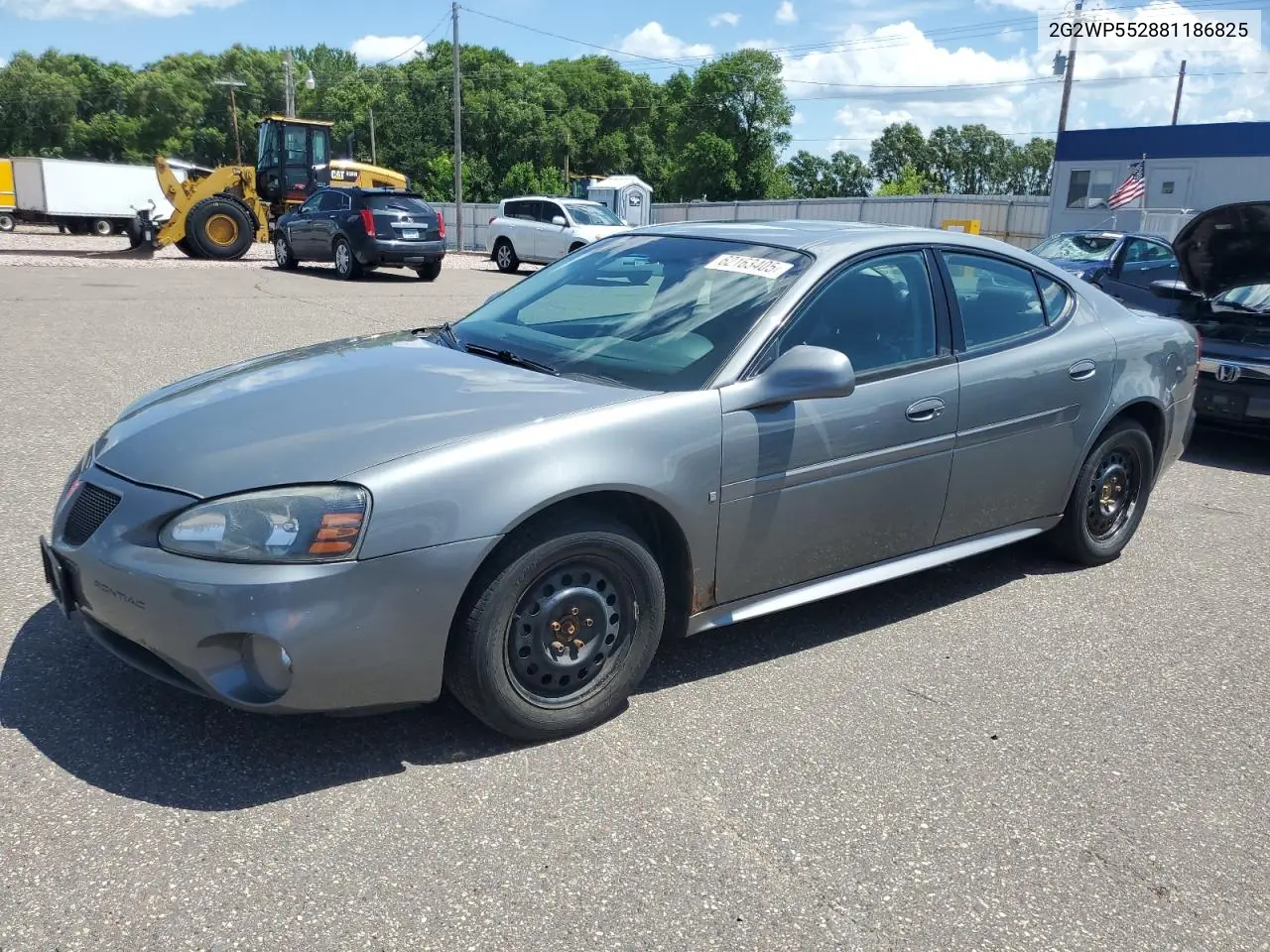 2008 Pontiac Grand Prix VIN: 2G2WP552881186825 Lot: 62163405