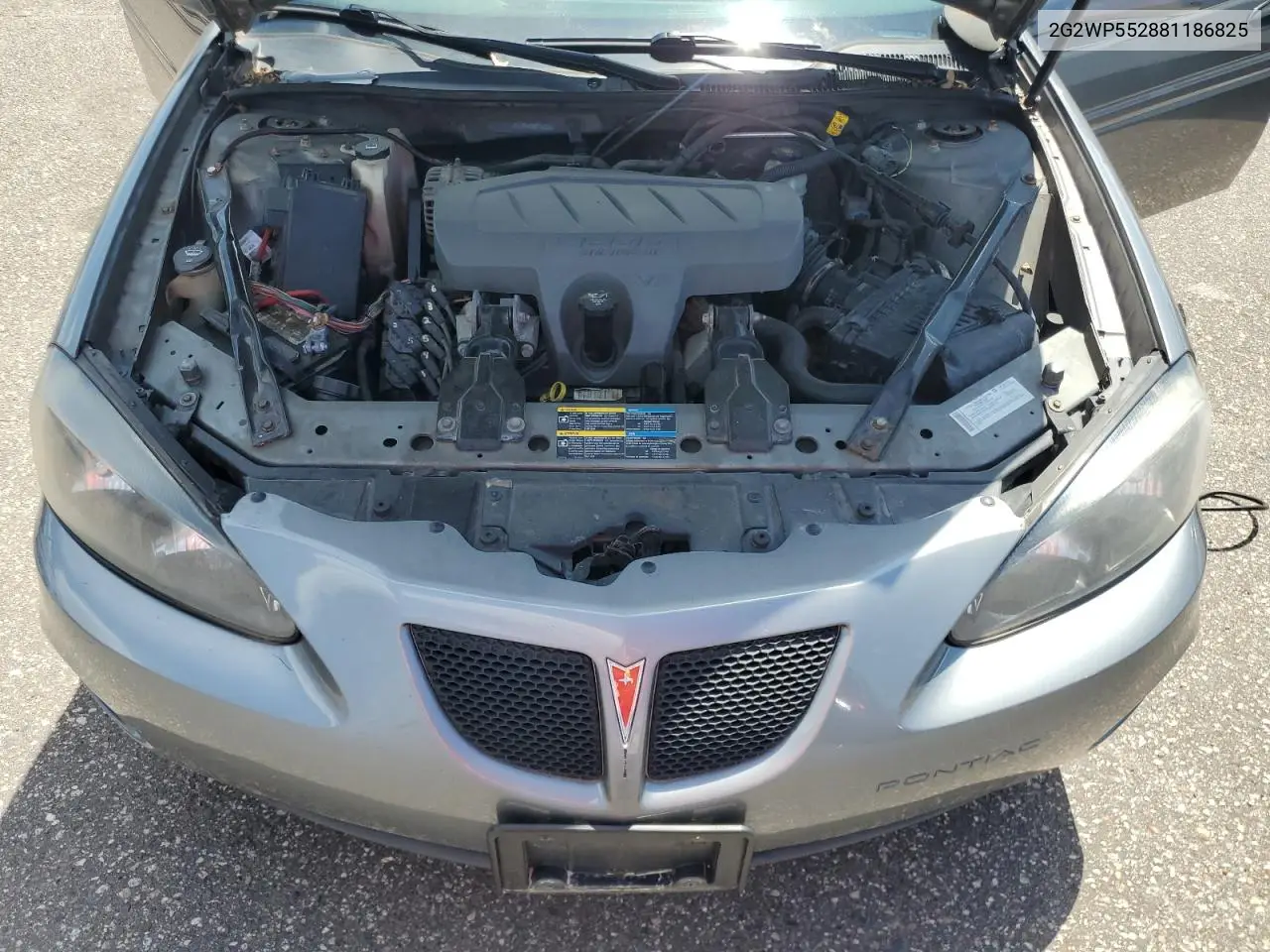 2008 Pontiac Grand Prix VIN: 2G2WP552881186825 Lot: 62163405