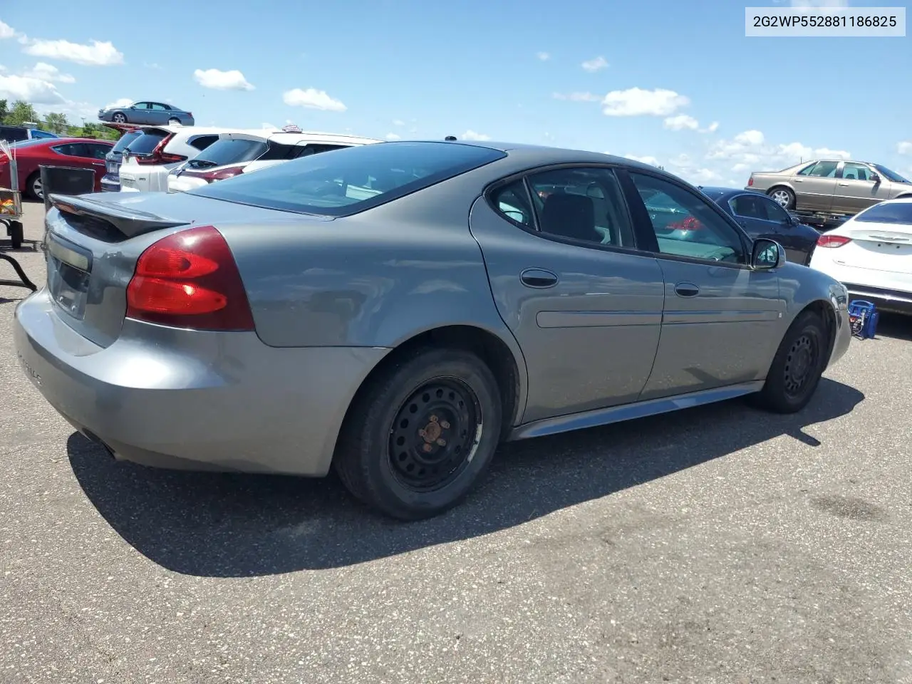 2008 Pontiac Grand Prix VIN: 2G2WP552881186825 Lot: 62163405