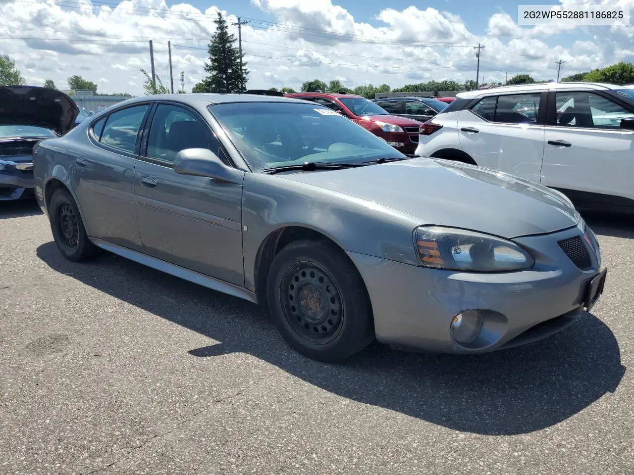 2008 Pontiac Grand Prix VIN: 2G2WP552881186825 Lot: 62163405