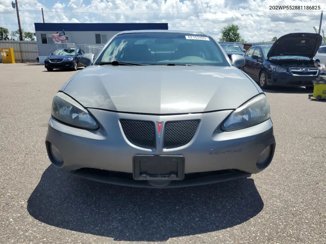 2008 Pontiac Grand Prix VIN: 2G2WP552881186825 Lot: 62163405
