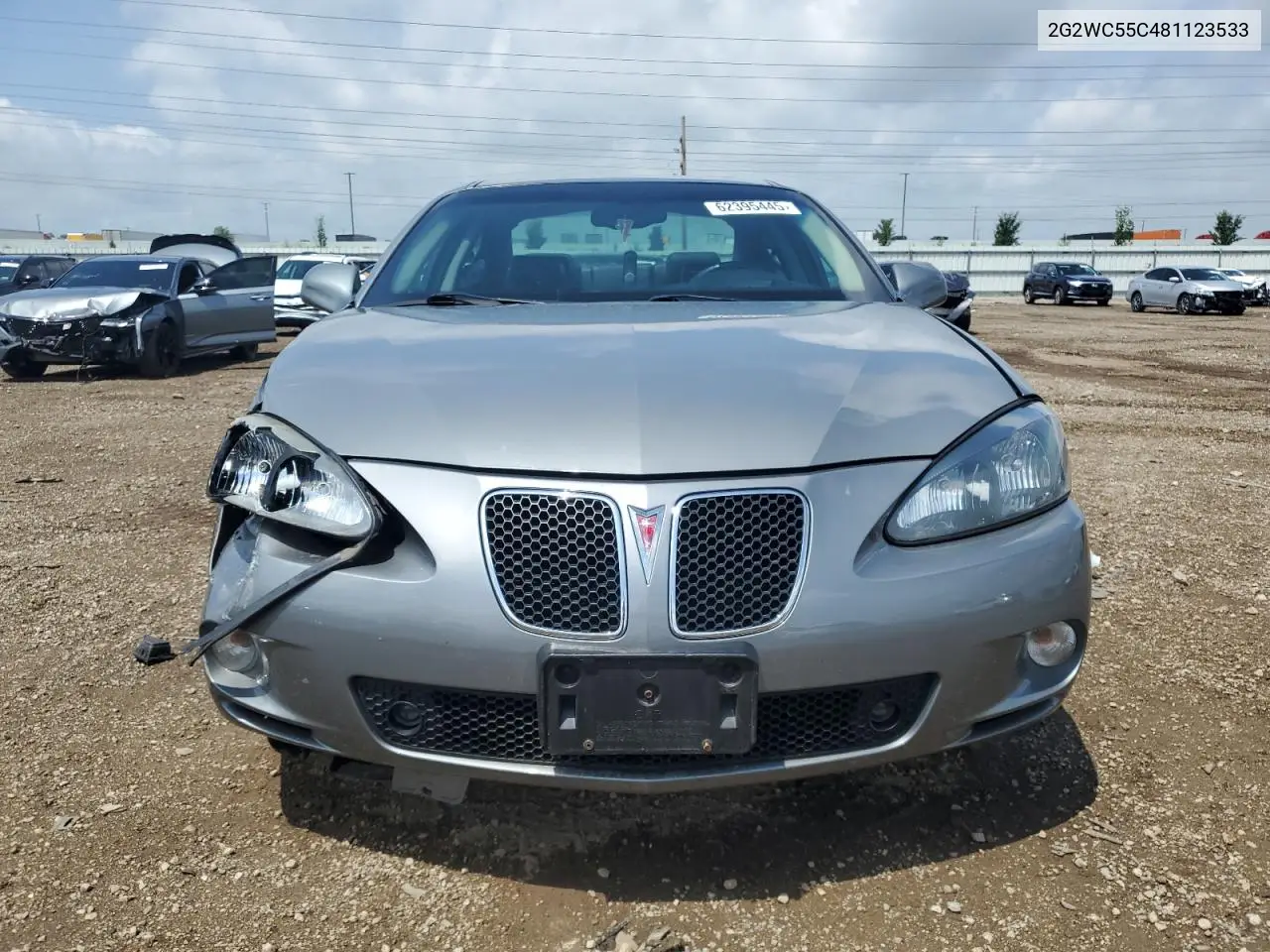 2008 Pontiac Grand Prix Gxp VIN: 2G2WC55C481123533 Lot: 62395445