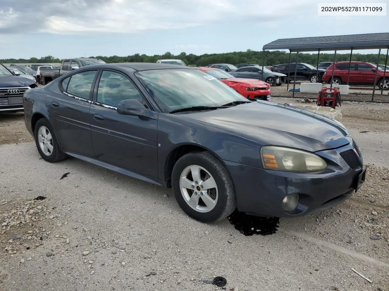 2008 Pontiac Grand Prix VIN: 2G2WP552781171099 Lot: 62634125
